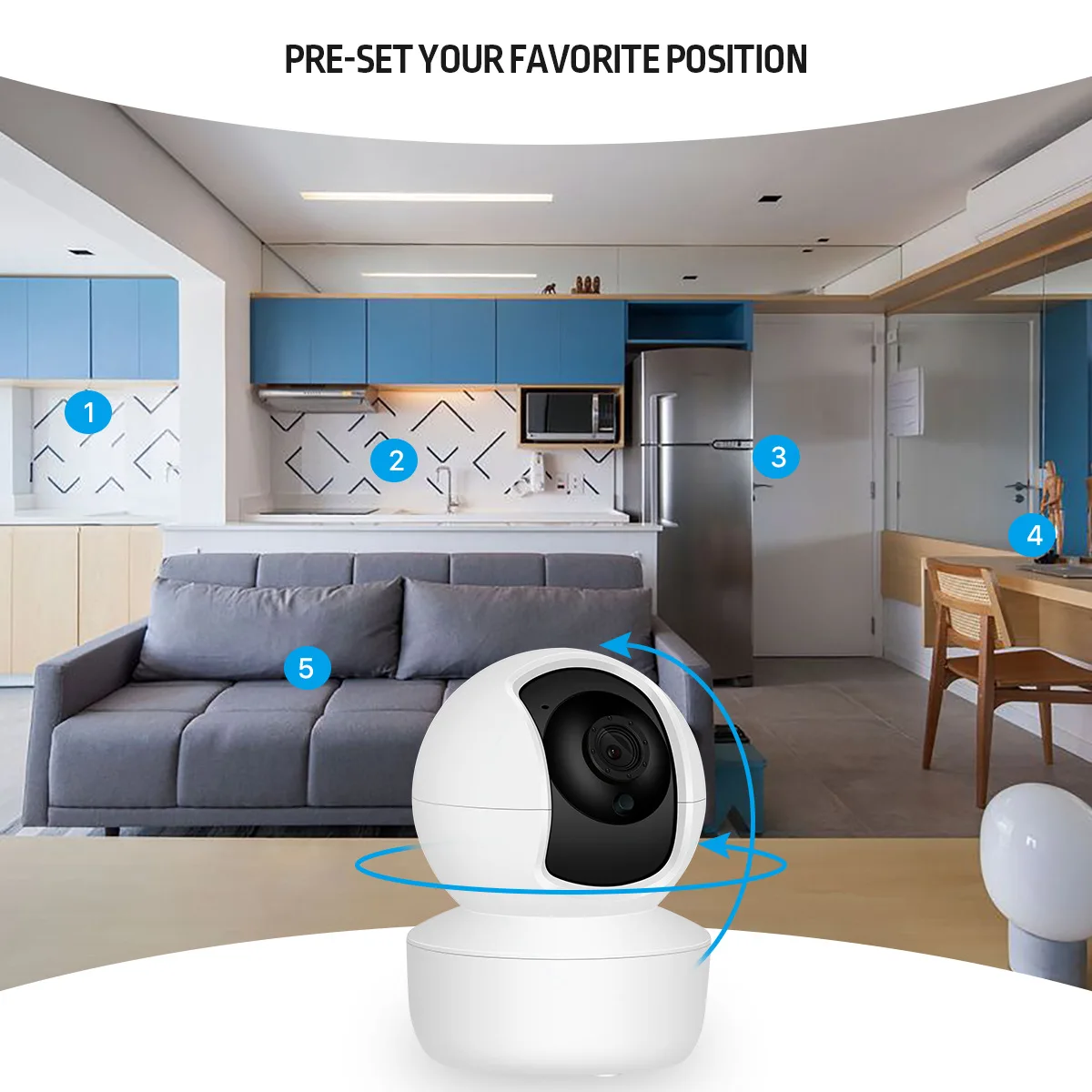 ICSEE Wi Fi Камера Ip 2MP домашней безопасности ИК Ночное видение P2P Беспроводной
