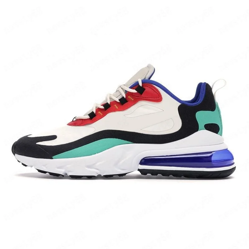 

Hot Sale Reacts Men Running Shoes 270s For BAUHAUS Metalic Gold OPTICAL Triple Black White Breathable Women Sports Sneakers