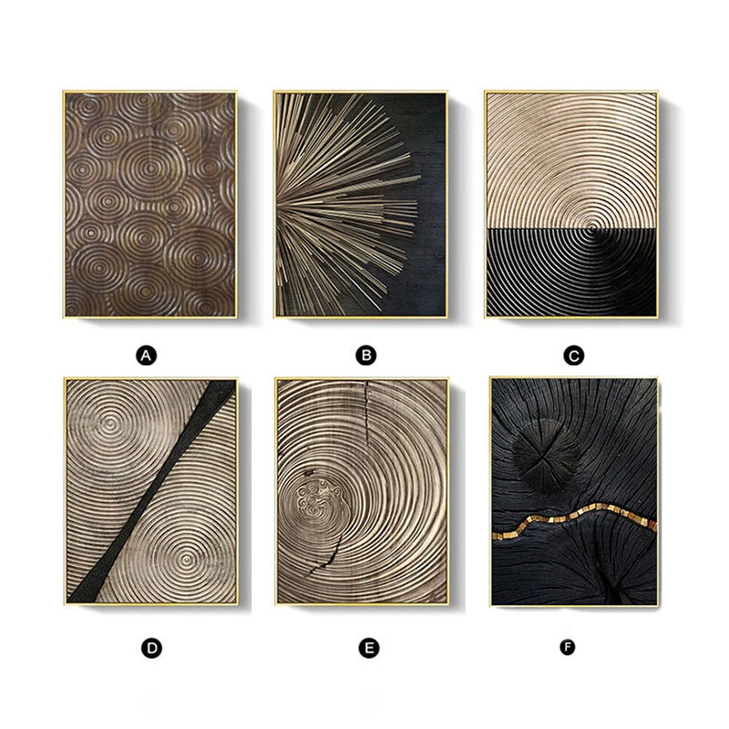 

Abstract Retro Poster Picture Nordic Canvas Painting Wall Art Luxury Minimalist Art Poster and Print for Living Room Home Decor