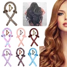 Ободок для завивки волос без тепла, лента для завивки волос, шелковая лента для девочек, без нагрева, мягкие Инструменты для укладки волос, повязка для волос, аксессуары для волос для женщин