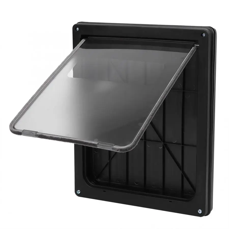 Закрывающаяся дверь для кошек и собак охранная откидная 3 способа легкая в