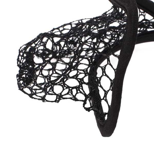 Мужские сетчатые дышащие трусы C string в форме сердца черные сексуальные стринги