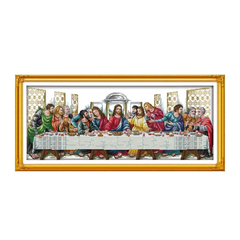 Набор для вышивки крестиком Last supper|diy bike|diy digital photo framediy canvas painting ideas |