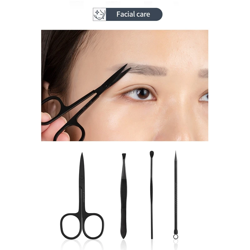 

8Pcs/Set Nail Clippers Sets Stainless Steel Nail Cutter Nail File Nail Scissors&Clipper Manicure Pedicure Kit