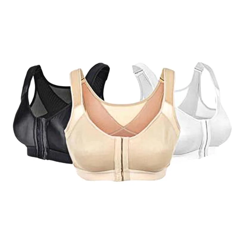 

Women Posture Corrector Sports Bra Back Support Wireless Shockproof Fitness Brassiere LDIR889
