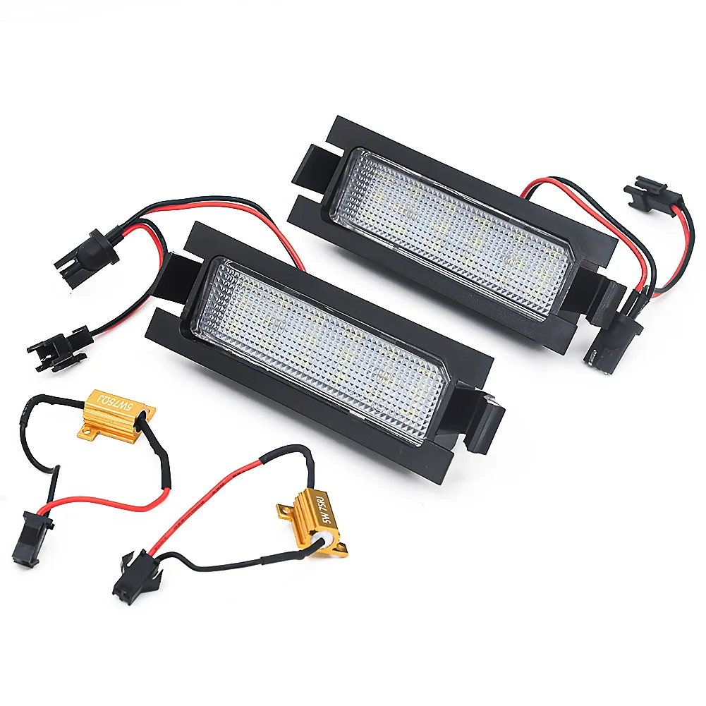 

2Pcs Error Free 18 SMD Led Number License Plate Light For Hyundai I30 CW GD 5D Accent Elantra GT Kia Pro Ceed 2 Car Accessories