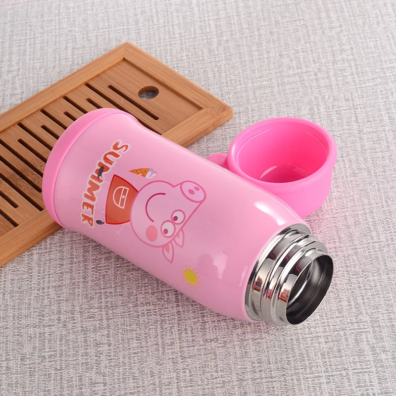 Бутылка для воды 550 мл мультяшная бутылка с двумя стенками из нержавеющей стали