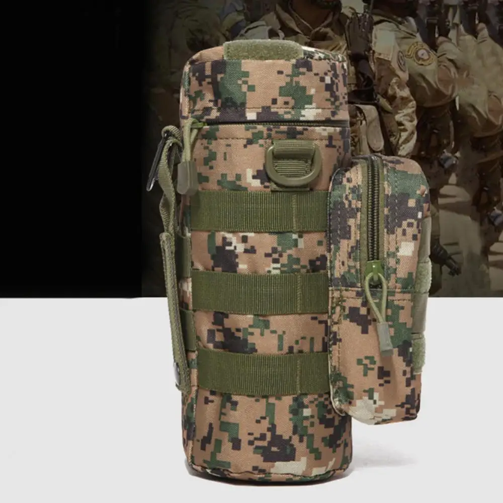 35% Discounts Hot! Outdoors Tactical Shoulder Bag Water Bottle Pouch Kettle Waist Back Pack