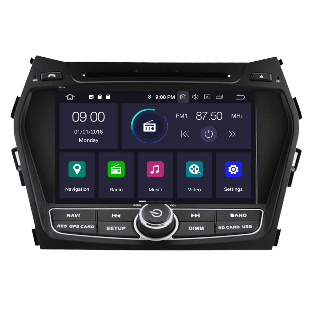 Автомобильная Мультимедийная система RoverOne для Hyundai IX45 Santa Fe Santafe Android 10 0 радио