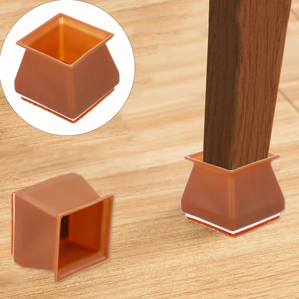 

24pcs Silicone Chair Leg Protectors Chair Feet Caps Non-skid Feet Protectors