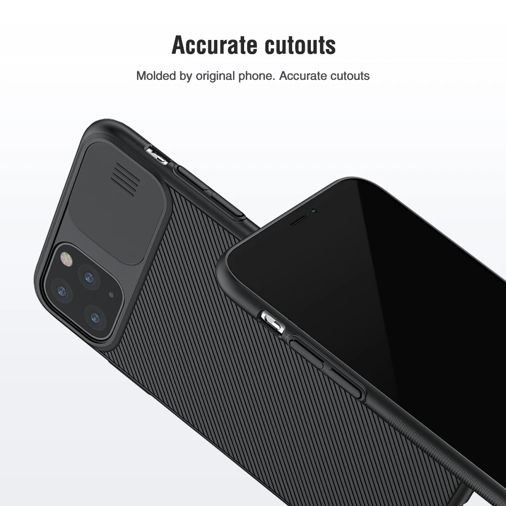 Для iPhone 11 Pro Max чехол Nillkin CamShield слайд-камера защитный чехол для iPhone 11 Pro Защита объектива конфиденциальность чехол s