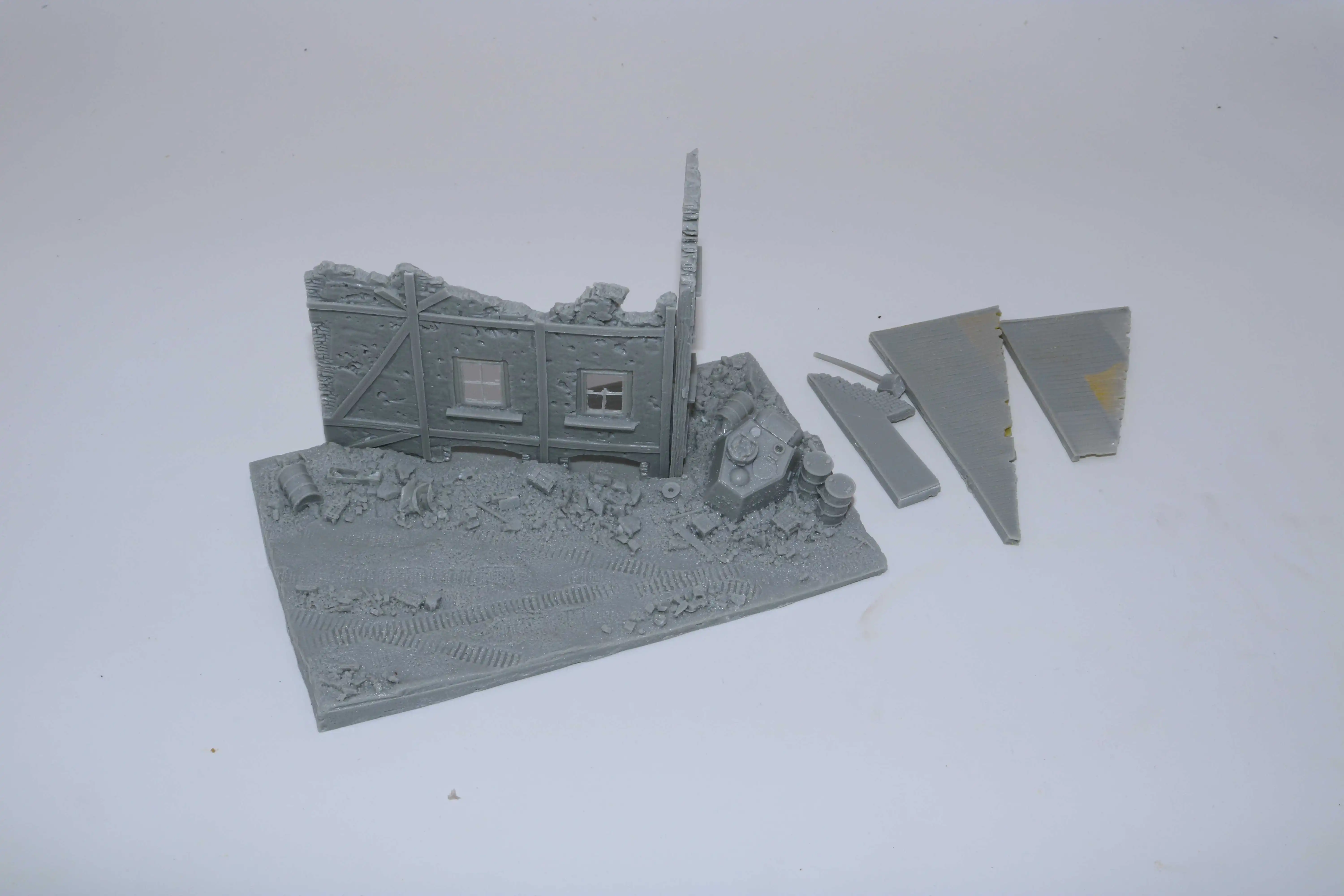 1/72 полимерная подставка под давлением для создания сцены серая модель на