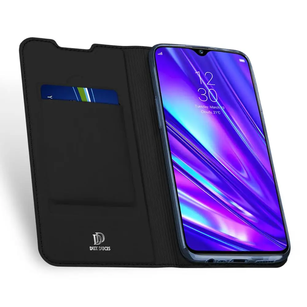 Чехол-книжка для OPPO Realme 5 Pro 5Pro кожаный чехол-книжка Q магнитный откидной Чехол
