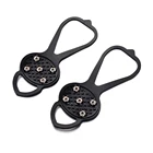 1 Пара простых 5-зубчатых скоб, нескользящая накладка на обувь для походов