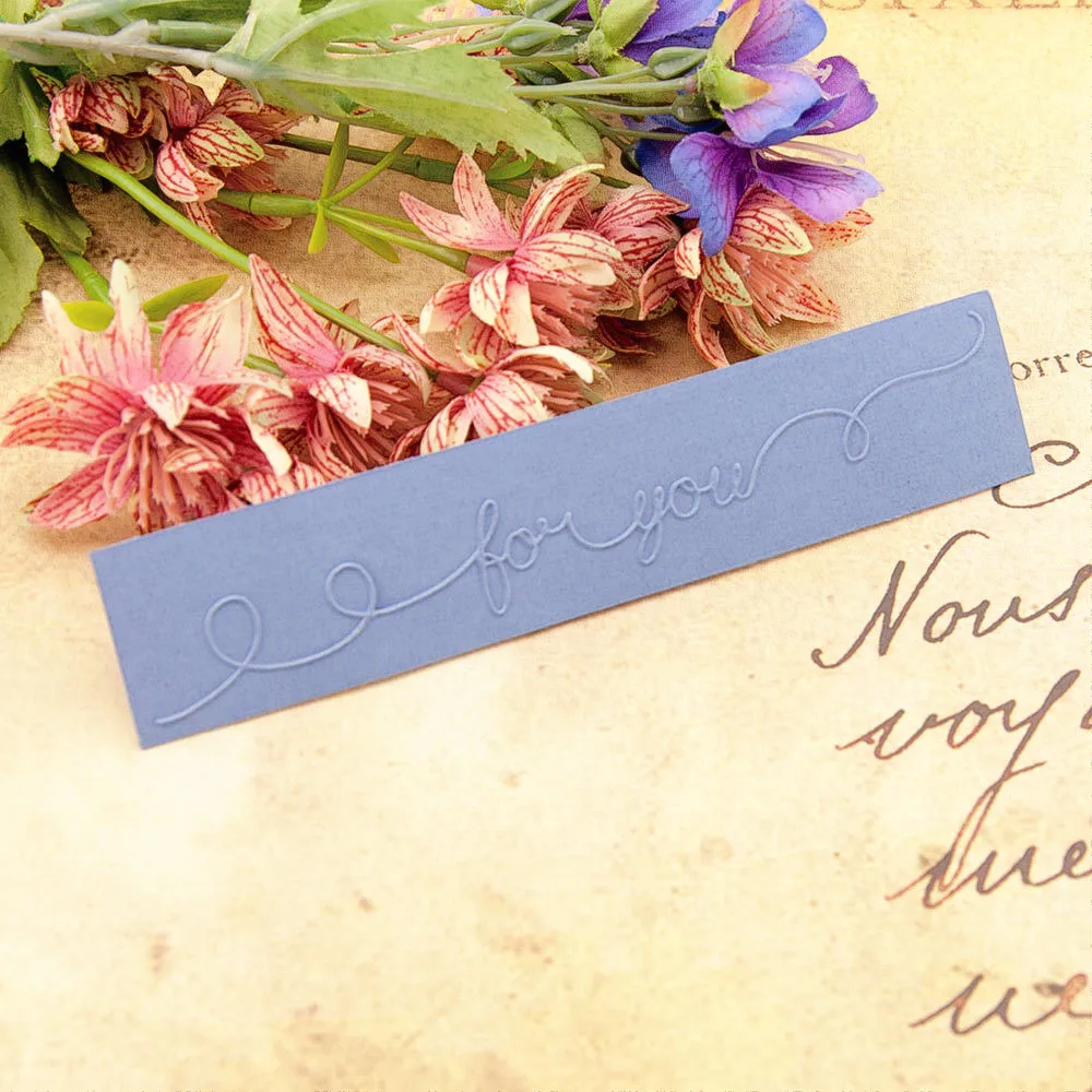 

15x3 см, пластиковое украшение для творчества «Love you»