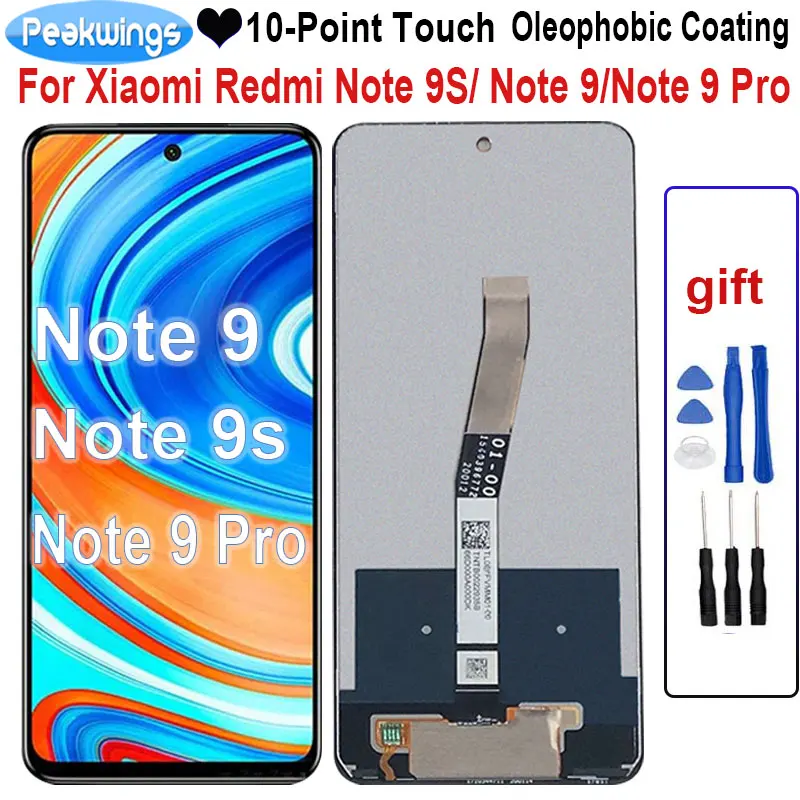 Оригинальный ЖК дисплей для Xiaomi Redmi Note 9S сенсорный экран Замена 9 Pro LCD|Экраны