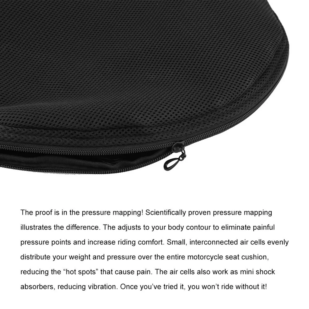

Motorcycle Inflatable Air Seat Cushion Pressure Relief Ride Seat for Honda