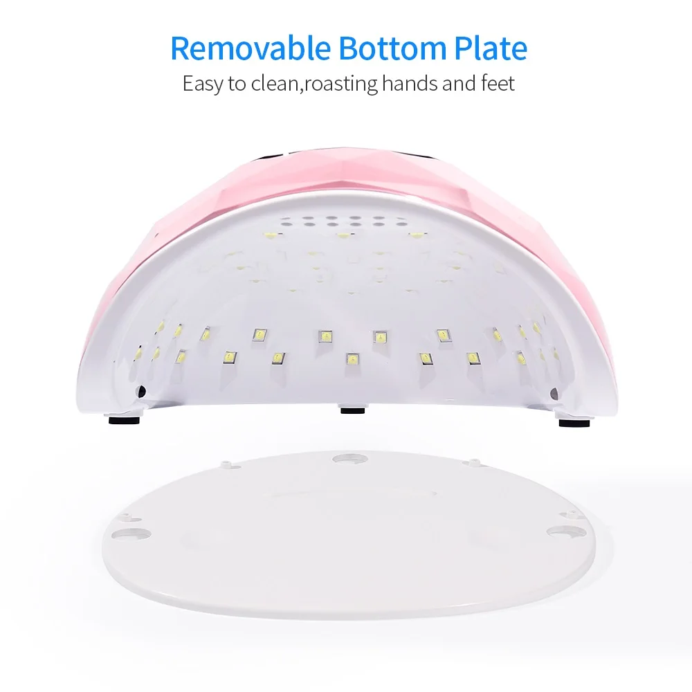 78 Вт УФ лампа Сушилка для ногтей красочное зеркало алмаз Pro UV 39 СВЕТОДИОДОВ гель