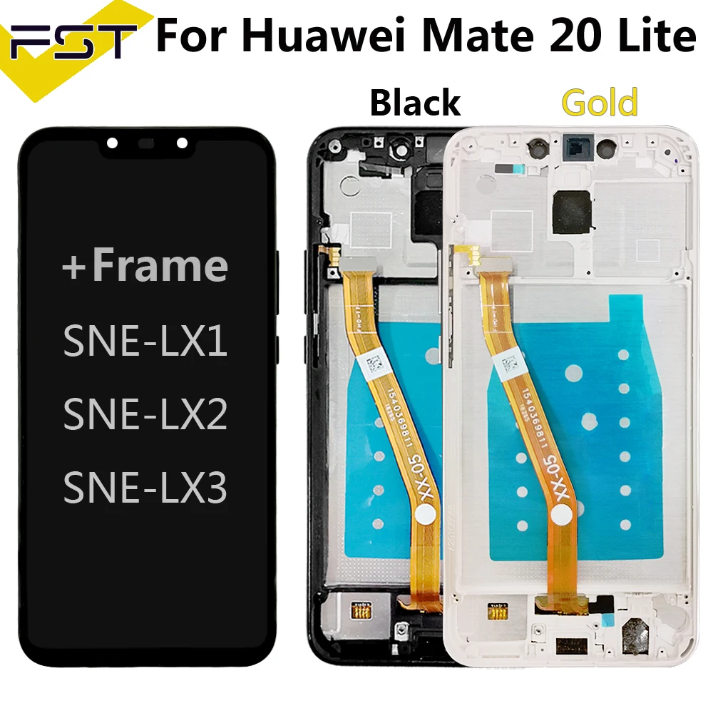 ЖК дисплей с дигитайзером сенсорного экрана в сборе для Huawei Mate 20 Lite рамкой и