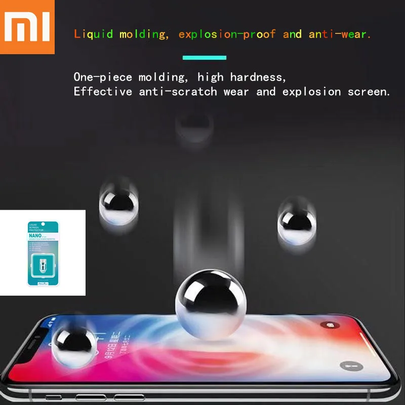 2 мл нано жидкая Защитная пленка для Xiaomi mi 8 9 se Redmi Note 5 6 7 iphone huawei Google LG Samsung Honor...
