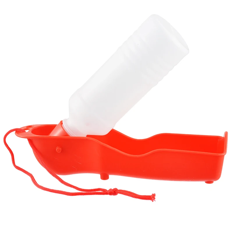 Кормушки для собак пластиковая бутылка воды Милая кормушка щенков переносная