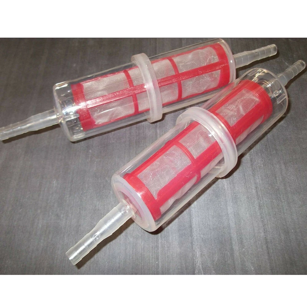 

Fuel pipe Fuel Filter 2pcs Large Inline Forklift Engine Replace Accessories