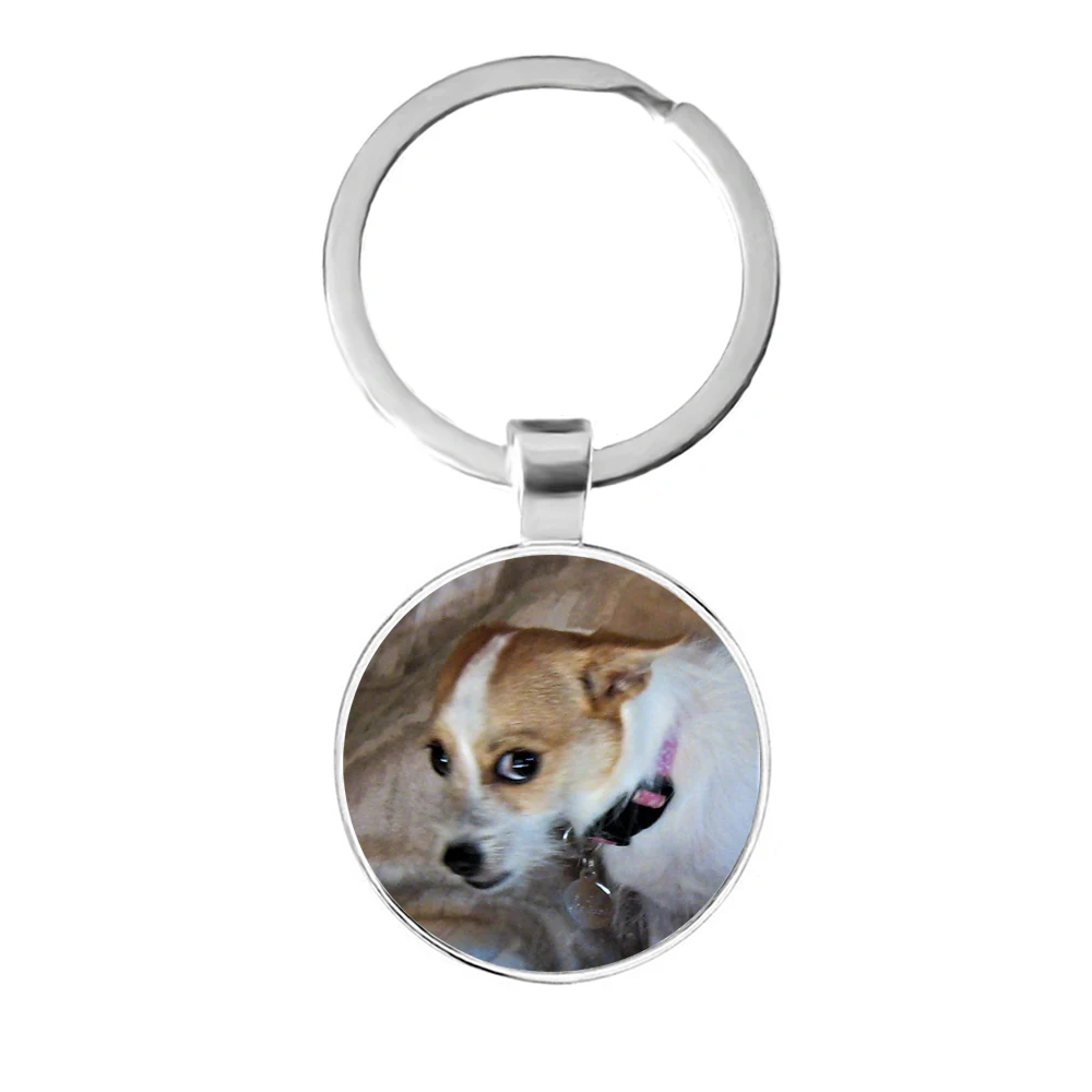 Кольцо для ключей с изображением собаки и ребенка кольцо из сплава 25 мм|Брелоки| |