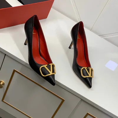 

2020 new style women's shallow back water French small high heel, cat
