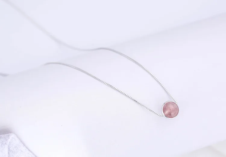 

8003 925 pure silver necklace, this year's lucky fortune puppy necklace is simple pendant women necklace