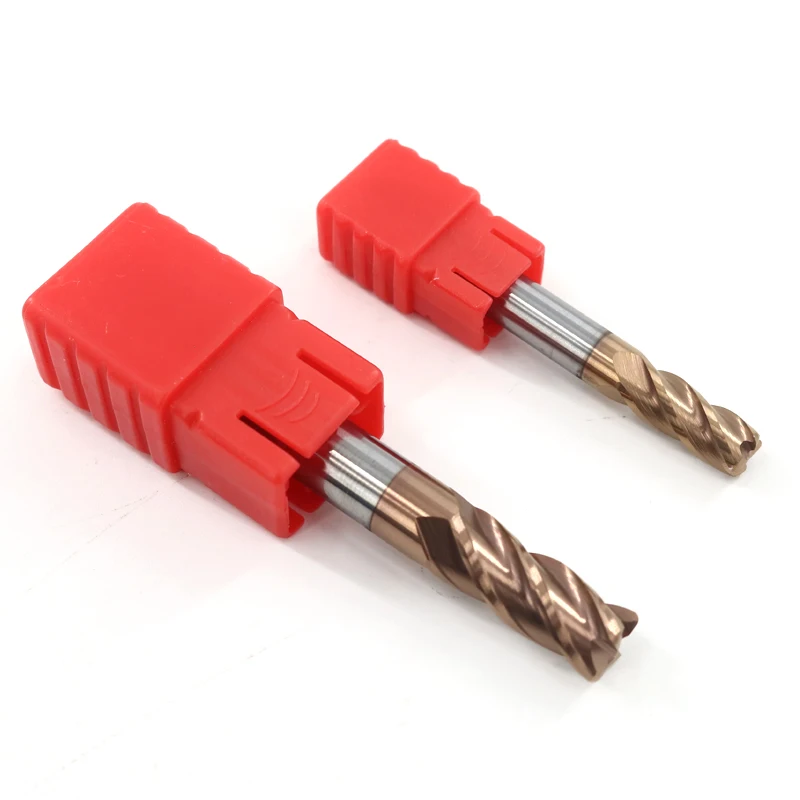 

HRC55 10mm R0.2 R0.5 R1 R2 4 Flute Corner Rounding End Mills Tungsten Steel Alloy Milling Cutter For CNC Machine Lathe Tool