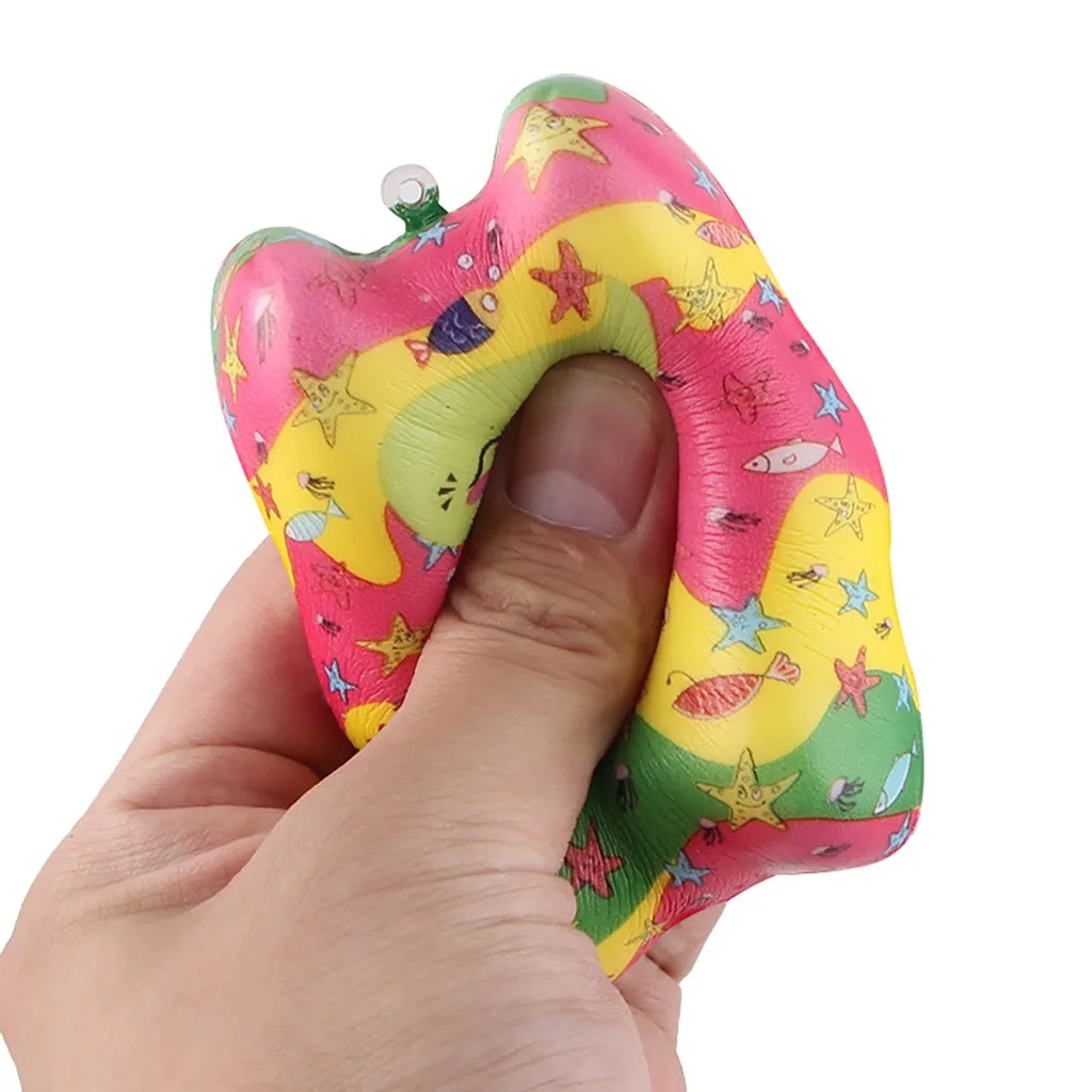 

Squishy Smiling Face Doll Decorative Fun Cake Slow Rising Cream Scented Cute Collect Toy Antistress Anxiety Children L0117