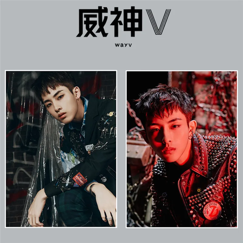Альбом Пробуждение мира Kpop WayV 2 шт./компл. постер с картинками фото открытка