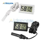 Температурный измеритель, термометр, гигрометр с температурным датчиком, измерителем влажности и ЖК-дисплеем с кабелем