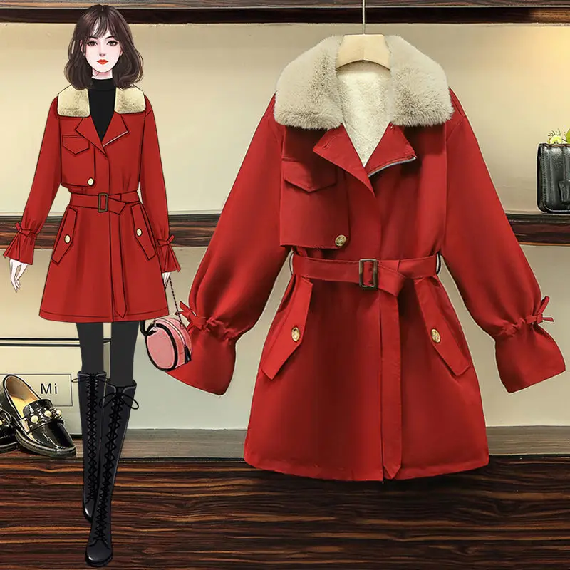 

Parker Cotton Padded Clothes Women's Foreign Style 2021 Autumn And Winter New Korean Thickened Cotton Padded Jacket