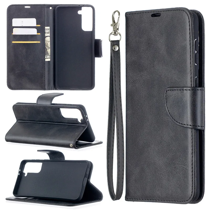 

Оригинальный чехол-книжка для Samsung S21 Plus, классический кожаный чехол-бумажник для телефона Samsung Galaxy S21 + S 21 S21 Plus, зеркальный слот для карт B