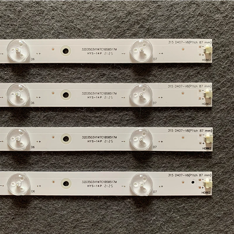 Светодиодный Подсветка полоса 7 лампы для Sharp диагональю 32 дюйма ТВ LC-32LD165RU АОС