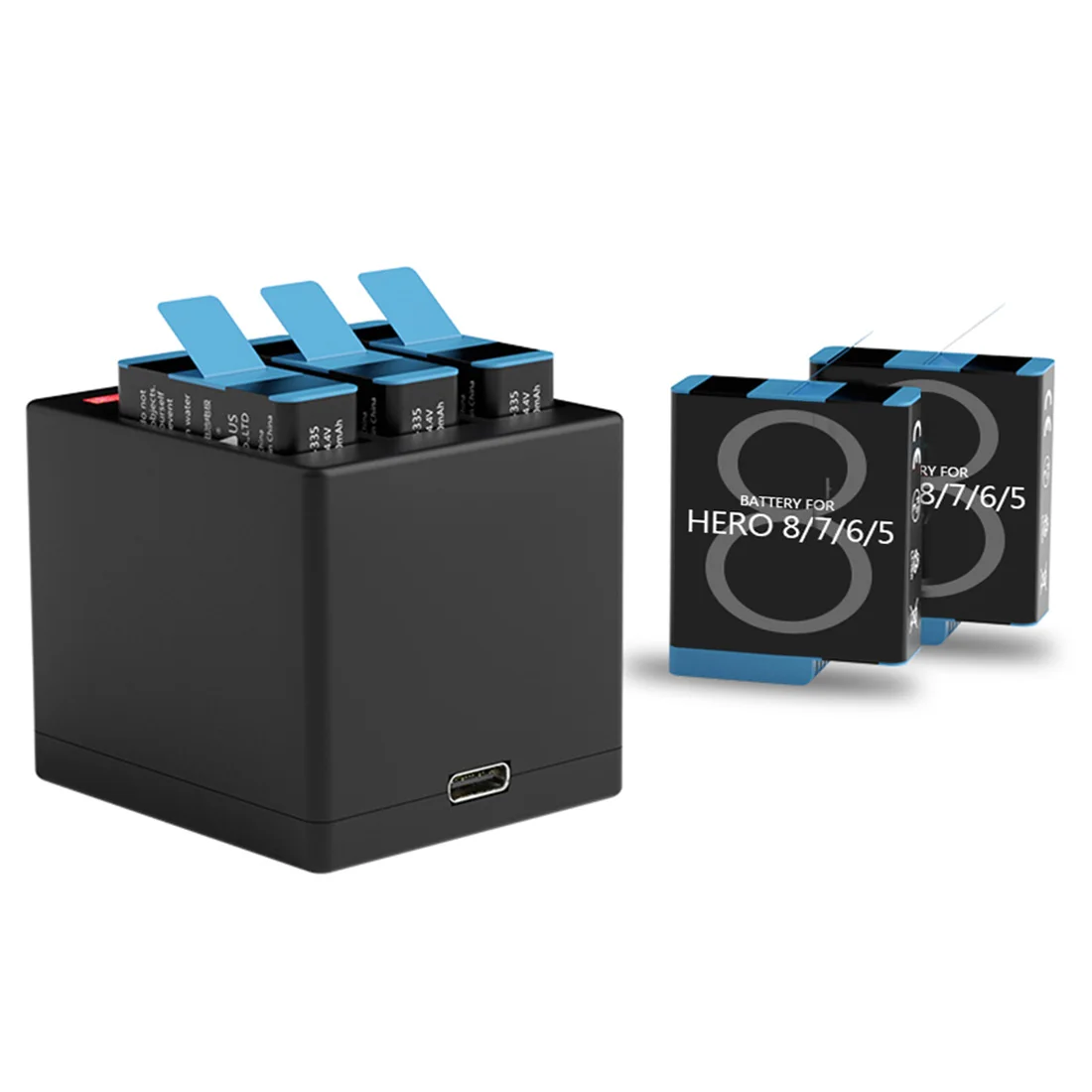 Черная батарея Battrrirs для GoPro Hero 7 hero 6 5 черная или тройное зарядное устройство Go Pro