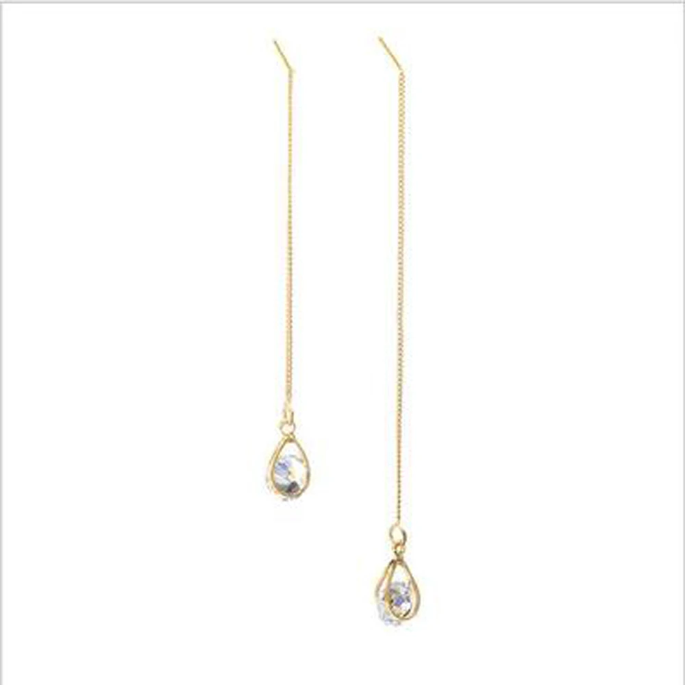 2019 капли воды женские украшения серьги аксессуары ювелирные изделия Zircon