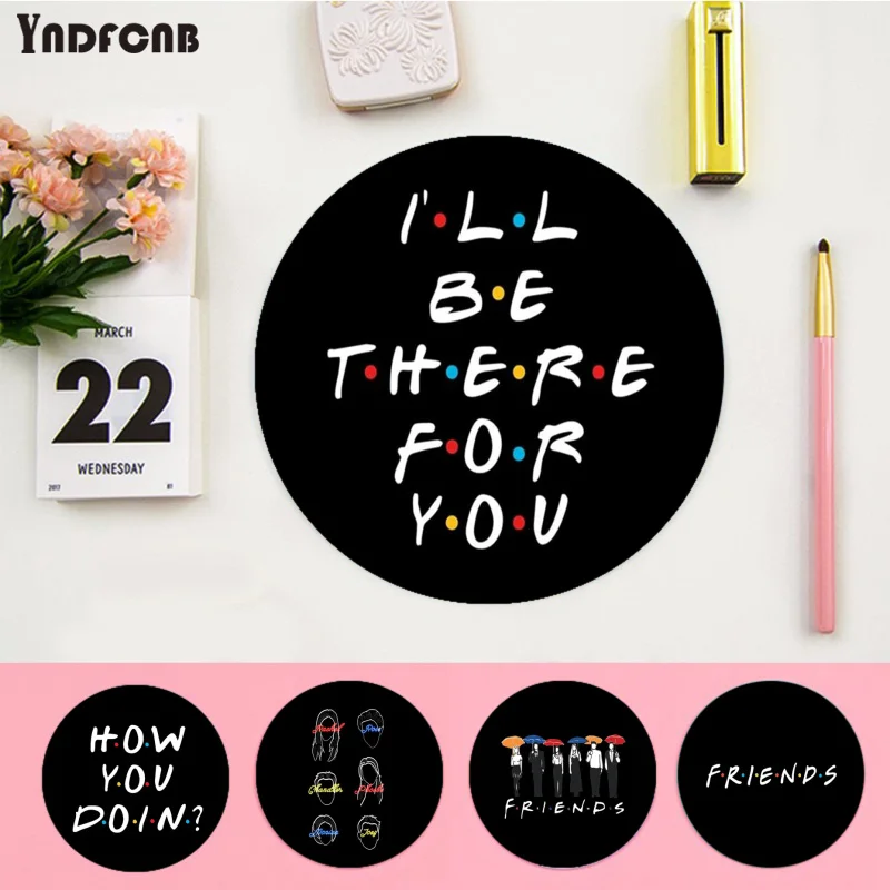 

YNDFCNB TV series Friends Quotes Unique Desktop Pad Game Lockedge Mousepad computer desk mat for gaming