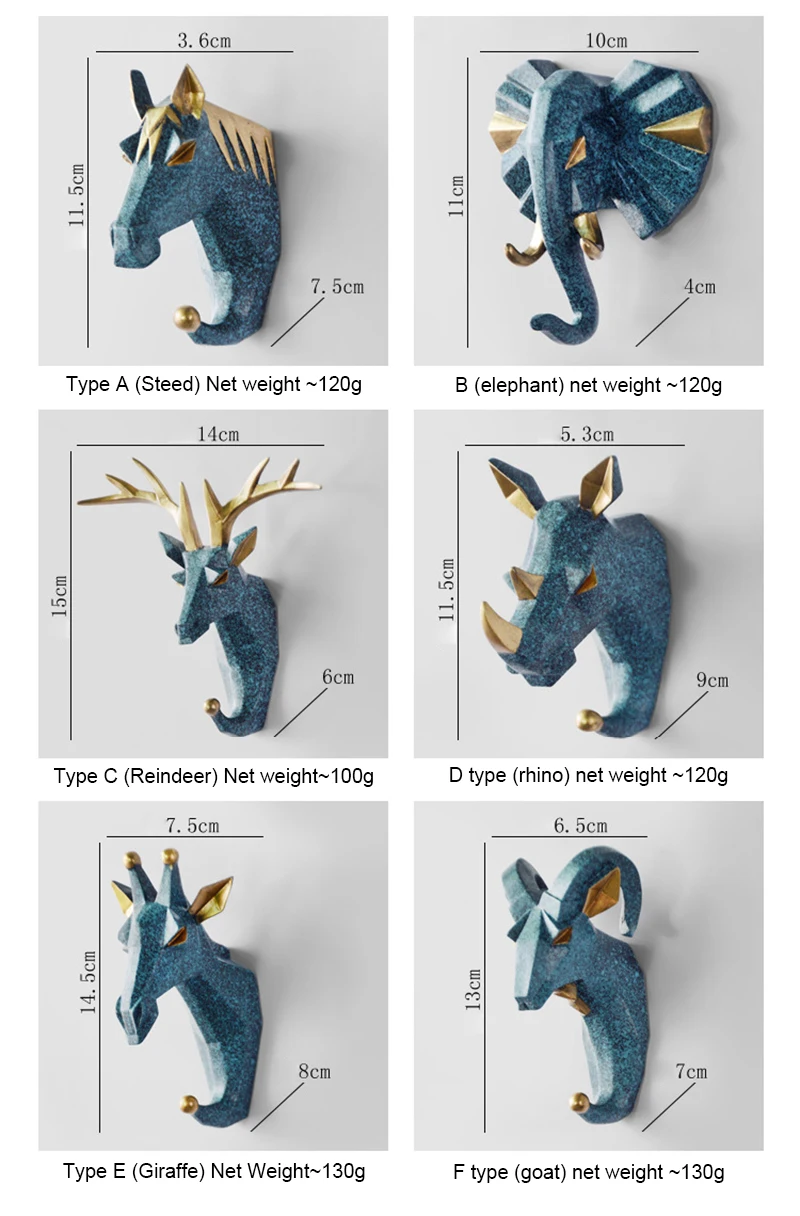 

Animal Head Decoration Hook Hanging Hook Holder Wall Home Strong Seamless Sticking Hook Bathroom Hook Home Storage Hook