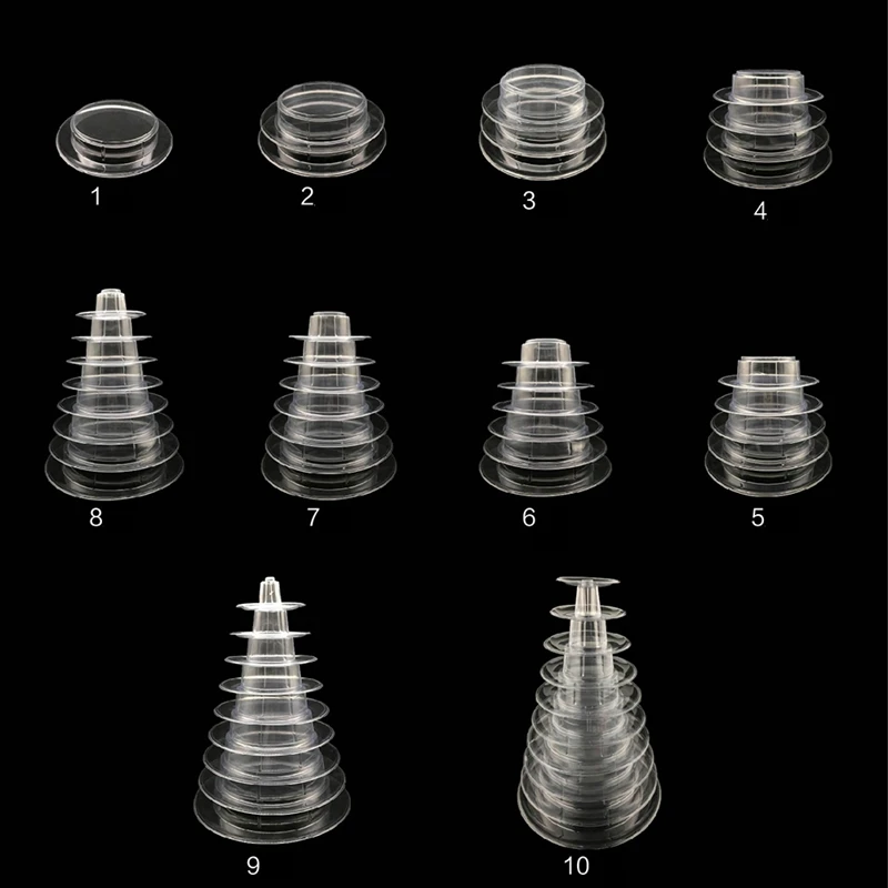 

10 Tier Tower Macaron Macaron Display Stand Round Cake Stand PVC Tray Birthday Wedding Display Rack Cake Decorating Tools