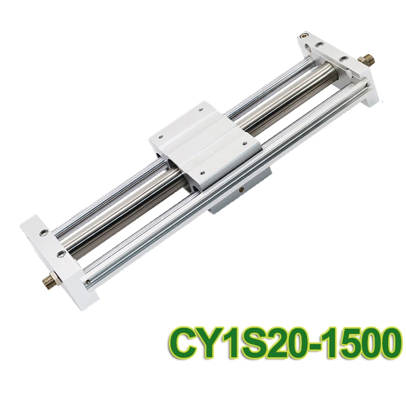 

CY1S20-1500 SMC type CY1S CY1B CY1R CY1L series 20mm bore 1500mm stroke Slide Bearing Magnetically Coupled Rodless Cylinder