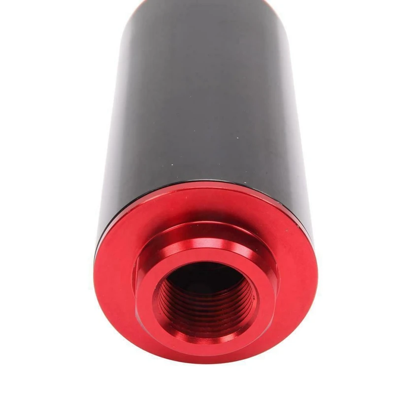 Red AN6 AN8 AN10 High FLOW 100 Micrometre Cleanable SS Racing Inline Fuel Filter | Автомобили и мотоциклы