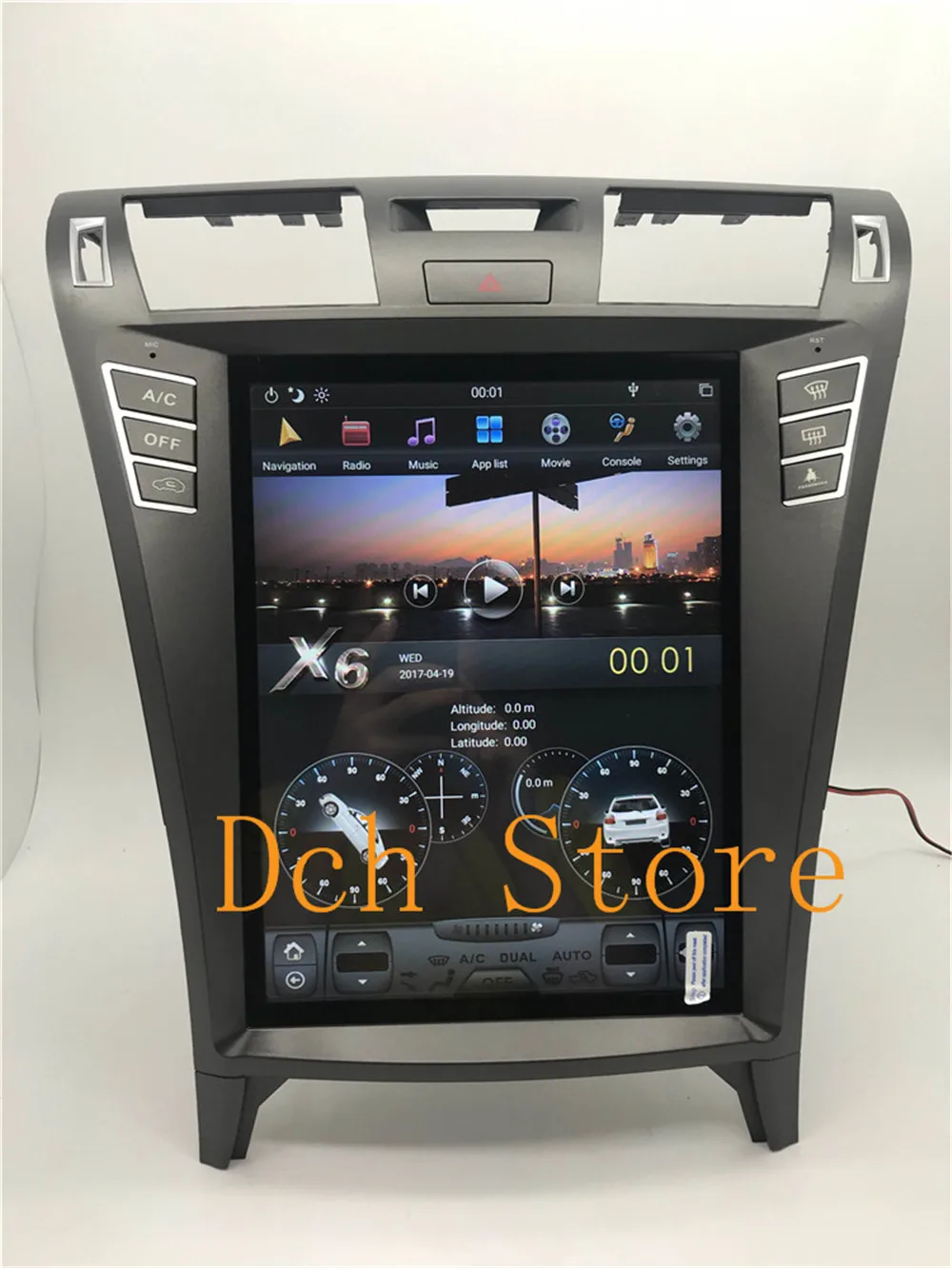 Вертикальный tesla стиль Android 8,1 автомобильный DVD gps навигация для lexus LS LS460 LS600 2006-2012 carplay 4 Гб ram 32 ГБ rom HDMI AHD радио