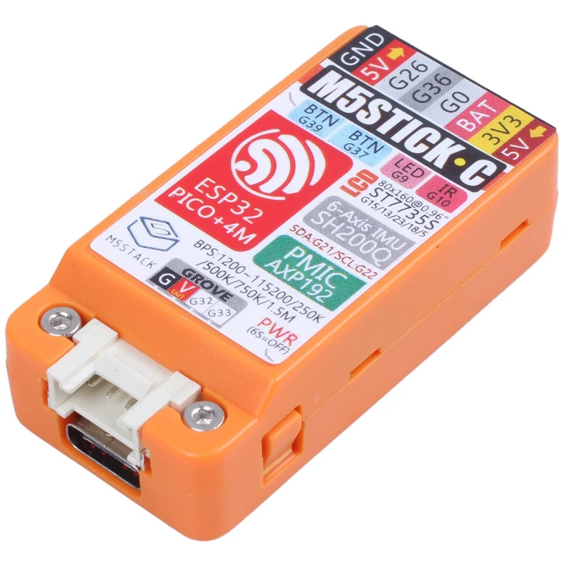 Макетная плата M5Stickc Esp32 Pico Mini Iot Пальчиковый компьютер с цветным ЖК