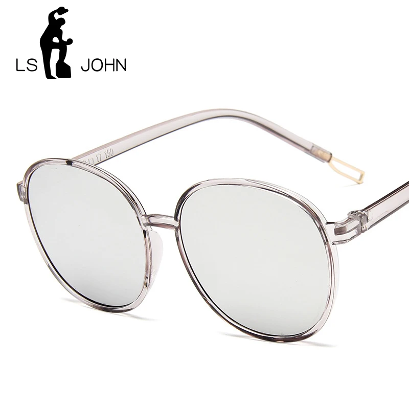 Солнечные очки LS JOHN зеркальные женские модные солнцезащитные аксессуары в