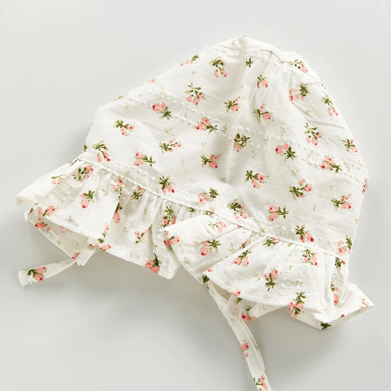 New 2021 Baby Girl Romper Clothes Little Flowers Hooded Long Sleeves Crawl One Piece Of Suit Outfits | Детская одежда и обувь
