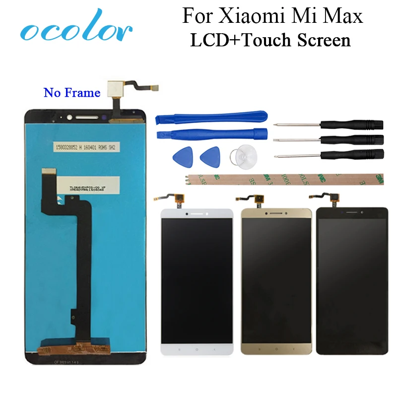 Ocolor для xiaomi mi MAX ЖК дисплей и сенсорный экран дигитайзер сборка Замена XiaoMi сотовый