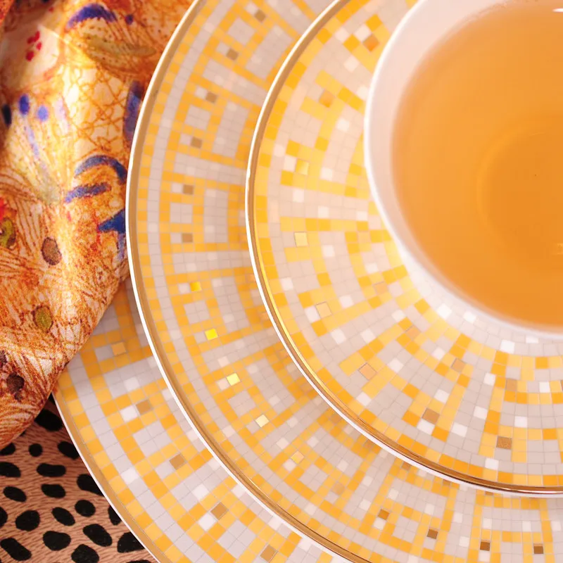 Набор посуды набор кофейных кружек костяной фарфор наборы домашний поставщик |