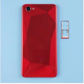 Темно-синий Задняя крышка батарейного отсека для Oppo F7/A3 задняя крышка батарейного отсека задняя крышка запасная задняя крышка чехол батарейного отсека - Цвет: Темно-синий